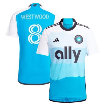 Ashley Westwood Charlotte FC 2024 The Carolina Kit: Explore Replica Player Jersey - Blue