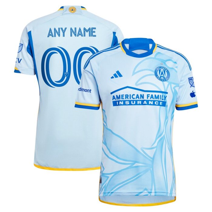 Atlanta United FC 2024 The Resurgens Kit Custom Jersey - Light Blue