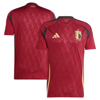 Belgium National Team 2024 Home Men Jersey - Burgundy