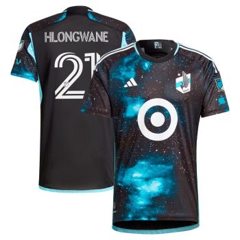 Bongokuhle Hlongwane Minnesota United FC 2024 Starry Night Player Jersey - Black