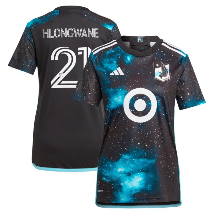 Bongokuhle Hlongwane Minnesota United FC Women's 2024 Starry Night Replica Player Jersey - Black