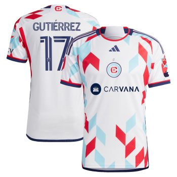 Brian Gutierrez Chicago Fire 2024 A Kit For All Player Jersey White