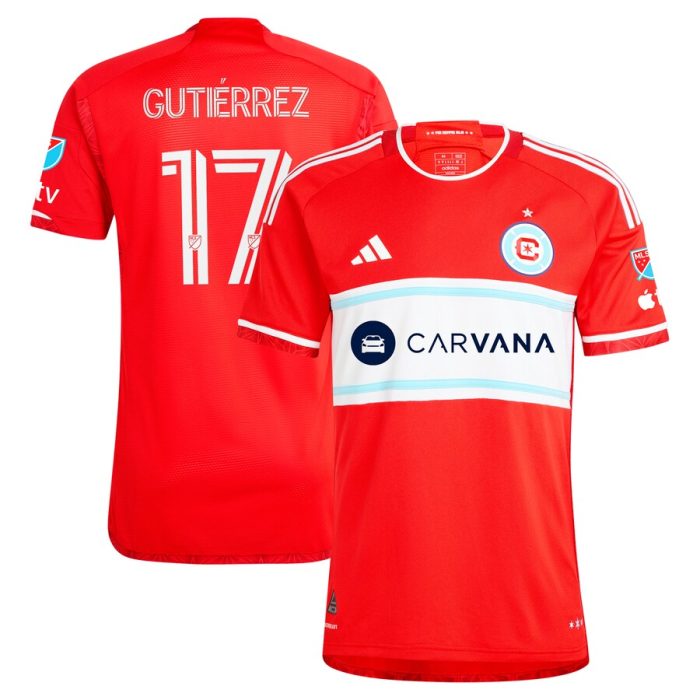 Brian Gutierrez Chicago Fire 2024 Return To Red Player Jersey Red