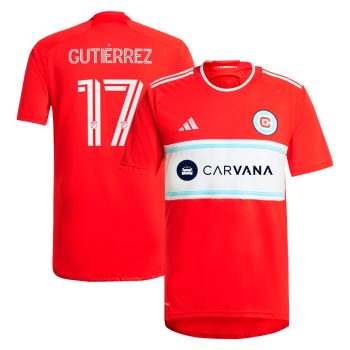 Brian Gutierrez Chicago Fire 2024 Return To Red Replica Player Jersey Red