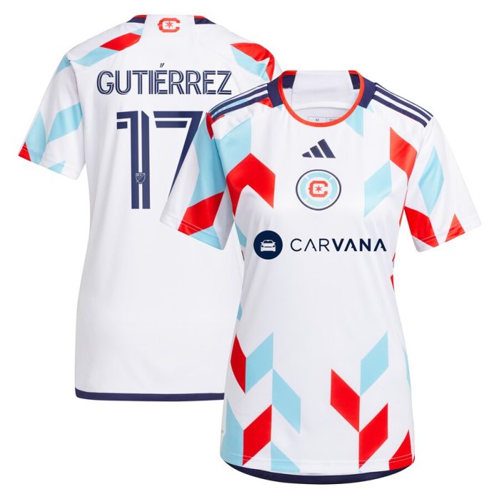 Brian Gutierrez Chicago Fire Women's 2024 A Kit For All Replica Player Jersey White