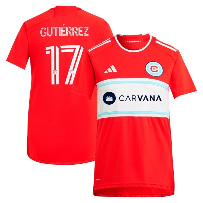 Brian Gutierrez Chicago Fire Women's 2024 Return To Red Replica Player Jersey Red