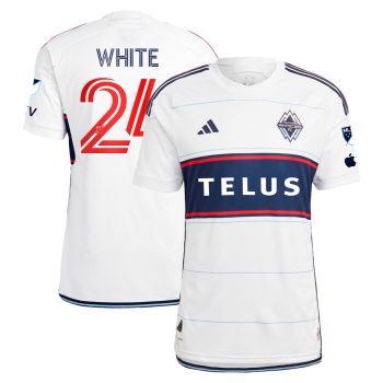 Brian White Vancouver Whitecaps FC 2024 Bloodlines Player Jersey - White