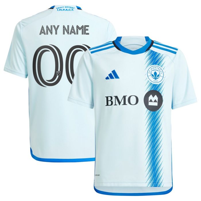 CF Montreal Youth 2024 La Main Replica Custom Jersey Light Blue