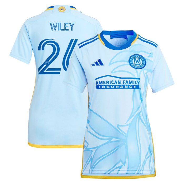 Caleb Wiley Atlanta United FC Women's 2024 The Resurgens Kit Replica Player Jersey - Light Blue