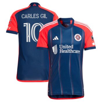 Carles Gil New England Revolution 2024 Boston Tea Party Player Jersey Navy