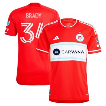 Chris Brady Chicago Fire 2024 Return To Red Player Jersey Red