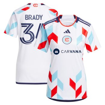 Chris Brady Chicago Fire Women's 2024 A Kit For All Replica Player Jersey White