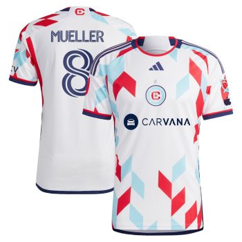 Chris Mueller Chicago Fire 2024 A Kit For All Player Jersey White