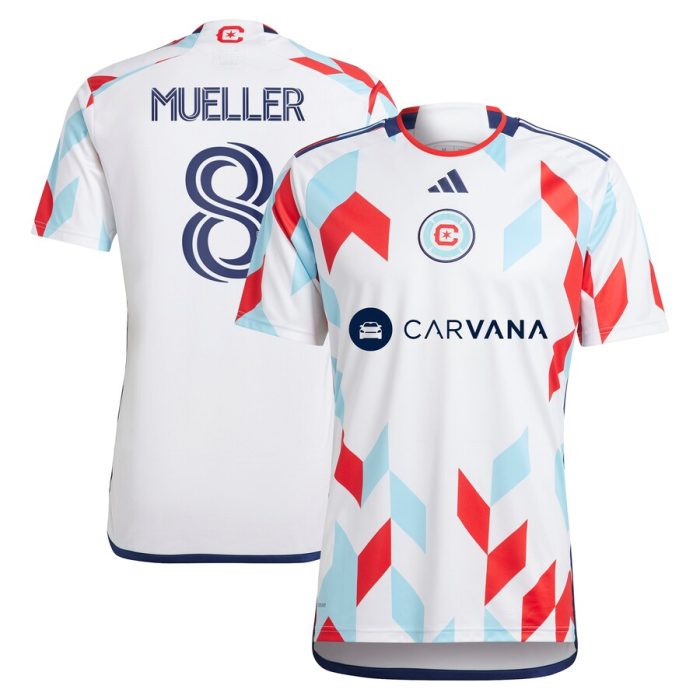 Chris Mueller Chicago Fire 2024 A Kit For All Replica Player Jersey White