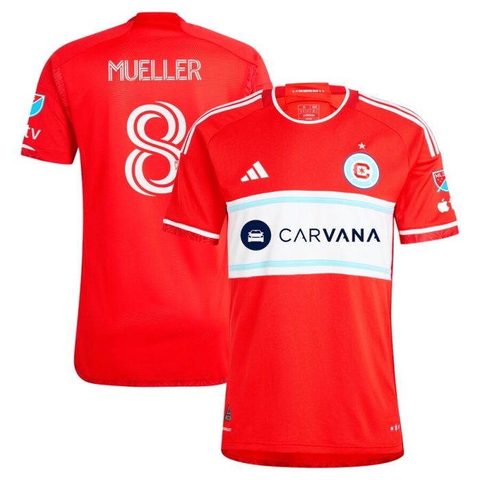 Chris Mueller Chicago Fire 2024 Return To Red Player Jersey Red