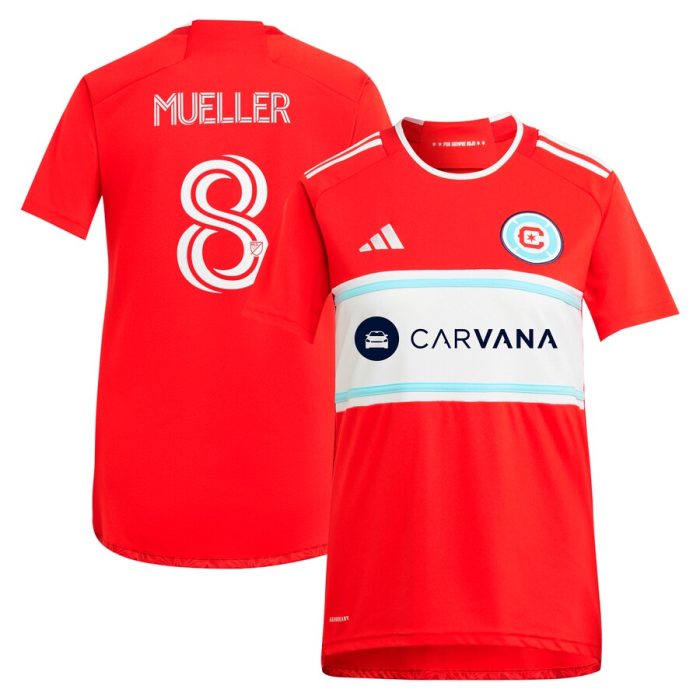 Chris Mueller Chicago Fire Women's 2024 Return To Red Replica Player Jersey Red