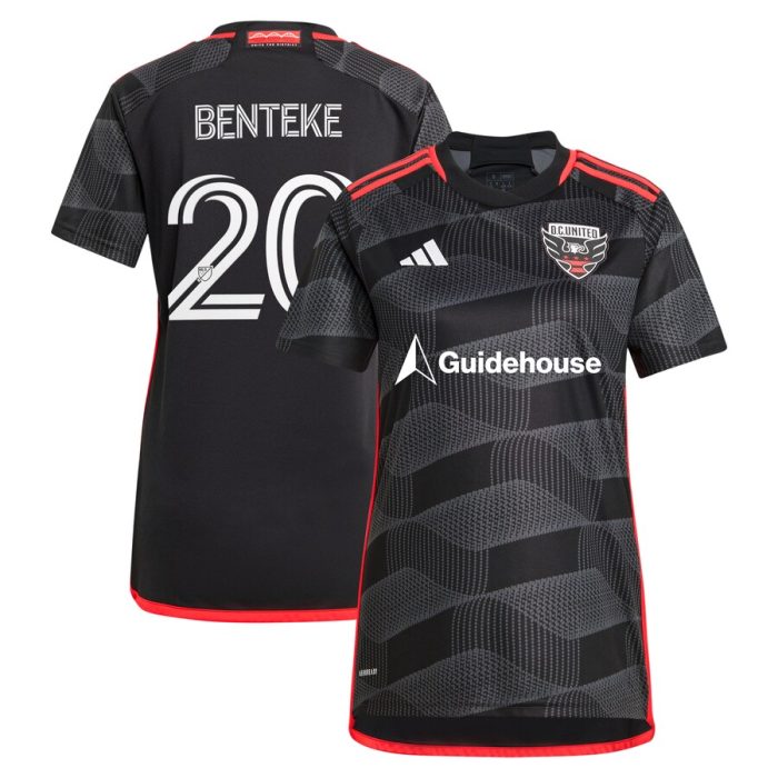 Christian Benteke D.C. United Women's 2024 The Icon Kit Replica Player Jersey Black