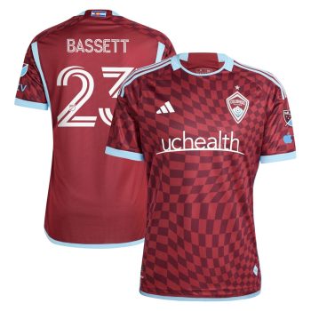 Cole Bassett Colorado Rapids 2024 One Flag Kit Player Jersey - Burgundy