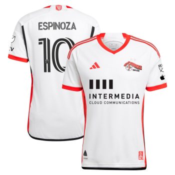 Cristian Espinoza San Jose Earthquakes 2024 The 50 Kit Player Jersey - White