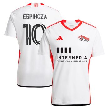 Cristian Espinoza San Jose Earthquakes 2024 The 50 Kit Replica Player Jersey - White