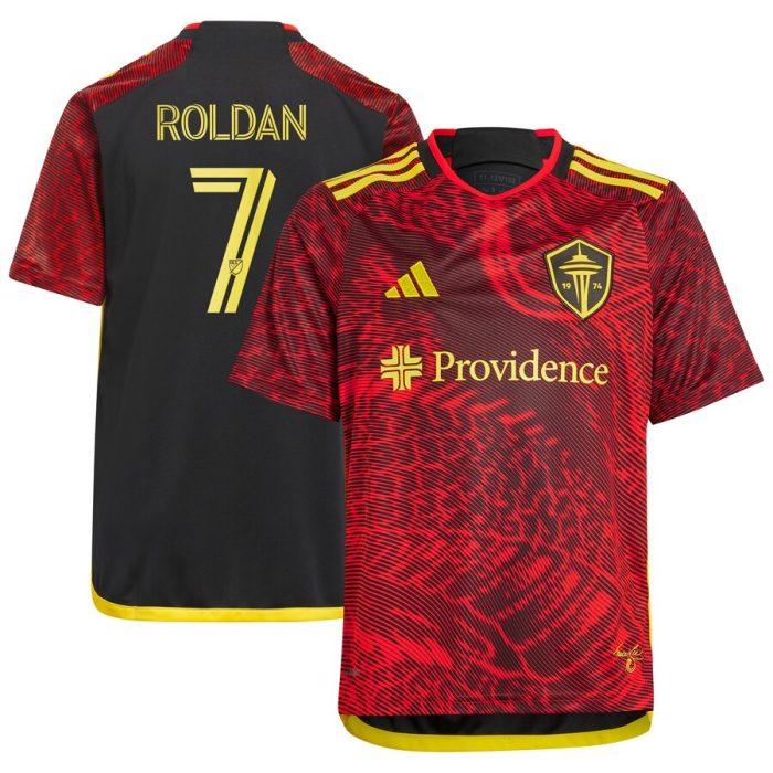 Cristian Roldan Seattle Sounders FC Youth 2024 The Bruce Lee Kit Replica Player Jersey Red