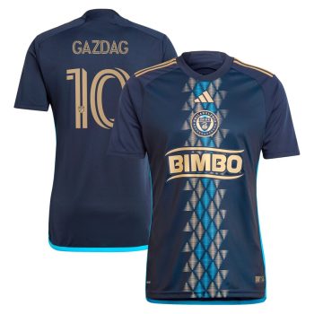 Daniel Gazdag Philadelphia Union 2024 The XV Kit Replica Player Jersey Navy