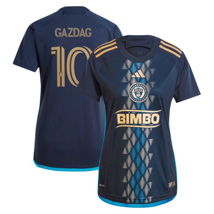 Daniel Gazdag Philadelphia Union Women's 2024 The XV Kit Replica Player Jersey Navy