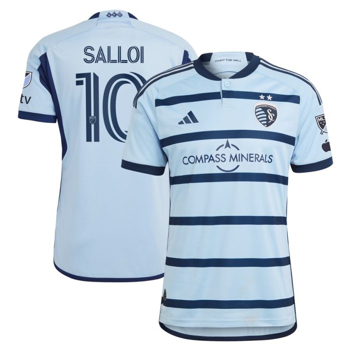 Daniel Salloi Sporting Kansas City 2024 Hoops 4.0 Player Jersey Light Blue