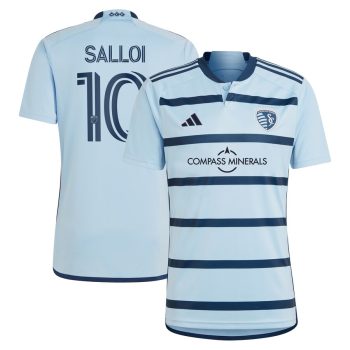 Daniel Salloi Sporting Kansas City 2024 Hoops 4.0 Replica Player Jersey Light Blue