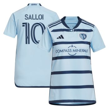 Daniel Salloi Sporting Kansas City Women's 2024 Hoops 4.0 Replica Player Jersey Light Blue