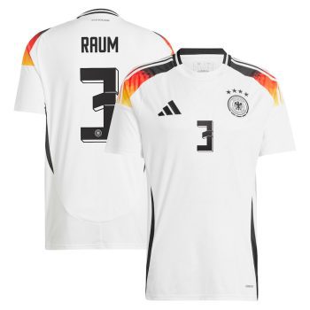 David Raum 3 Germany National Team 2024 Home Men Jersey - White