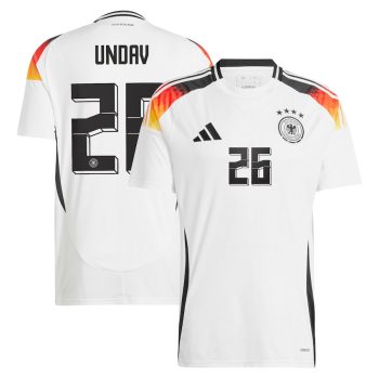 Deniz Undav 26 Germany National Team 2024 Home Men Jersey - White