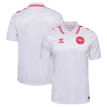 Denmark National Team 2024 Away Stadium Youth Jersey - White