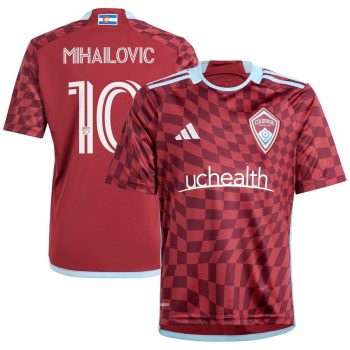 Djordje Mihailovic Colorado Rapids Youth 2024 One Flag Kit Replica Player Jersey - Burgundy