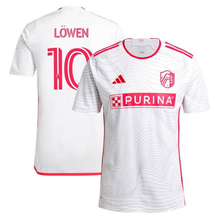 Eduard Lowen St. Louis City SC 2024 The Confluence Kit Replica Player Jersey - White