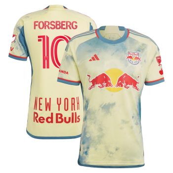 Emil Forsberg New York Red Bulls 2024 Daniel Patrick Kit Player Jersey Yellow