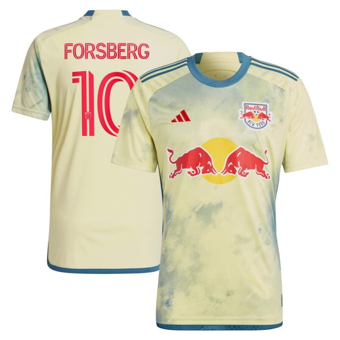 Emil Forsberg New York Red Bulls 2024 Daniel Patrick Kit Replica Player Jersey Yellow