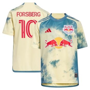 Emil Forsberg New York Red Bulls Youth 2024 Daniel Patrick Kit Replica Player Jersey Yellow