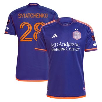 Erik Sviatchenko Houston Dynamo FC 2024 Still Holdin' Player Jersey Purple