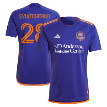 Erik Sviatchenko Houston Dynamo FC 2024 Still Holdin' Replica Player Jersey Purple