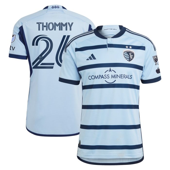 Erik Thommy Sporting Kansas City 2024 Hoops 4.0 Player Jersey Light Blue