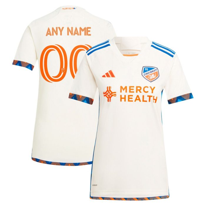 FC Cincinnati Women's 2024 The Canvas Kit Replica Custom Jersey - White