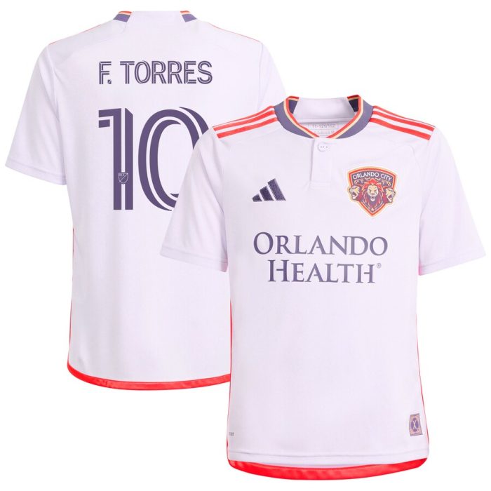 Facundo Torres Orlando City SC Youth 2024 Legacy Kit Replica Player Jersey Purple