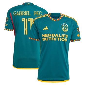 Gabriel Pec LA Galaxy 2024 LA Kit Player Jersey - Green