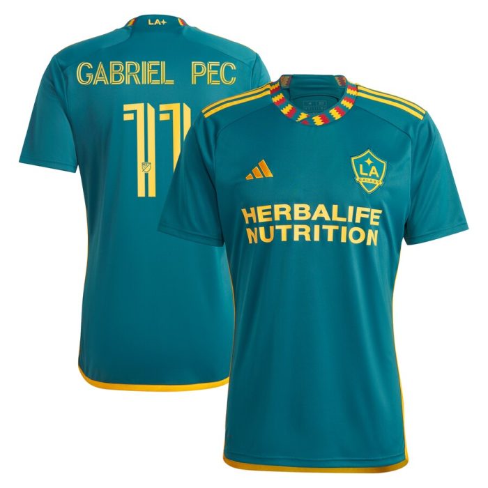 Gabriel Pec LA Galaxy 2024 LA Kit Replica Player Jersey - Green