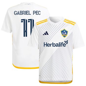 Gabriel Pec LA Galaxy Youth 2024 Angelino Kit Replica Player Jersey - White