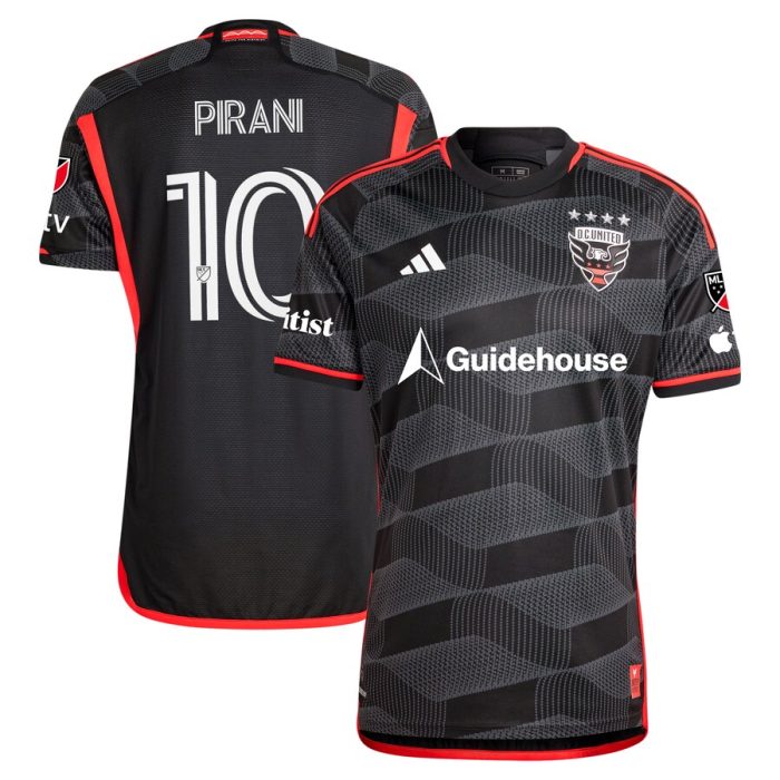 Gabriel Pirani D.C. United 2024 The Icon Kit Player Jersey Black