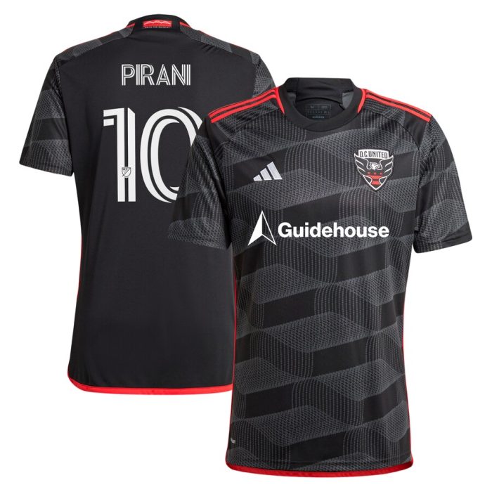 Gabriel Pirani D.C. United 2024 The Icon Kit Replica Player Jersey Black