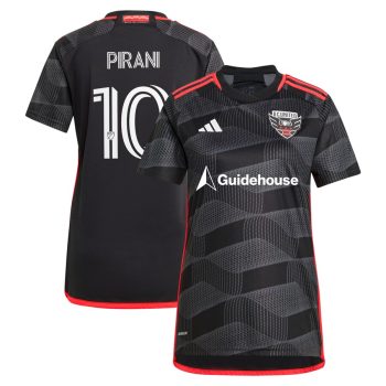 Gabriel Pirani D.C. United Women's 2024 The Icon Kit Replica Player Jersey Black