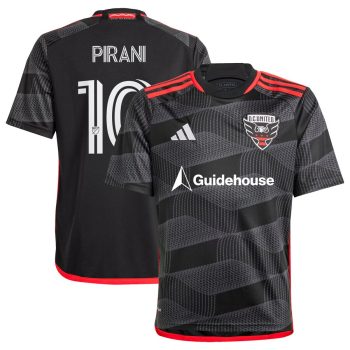 Gabriel Pirani D.C. United Youth 2024 The Icon Kit Replica Player Jersey Black